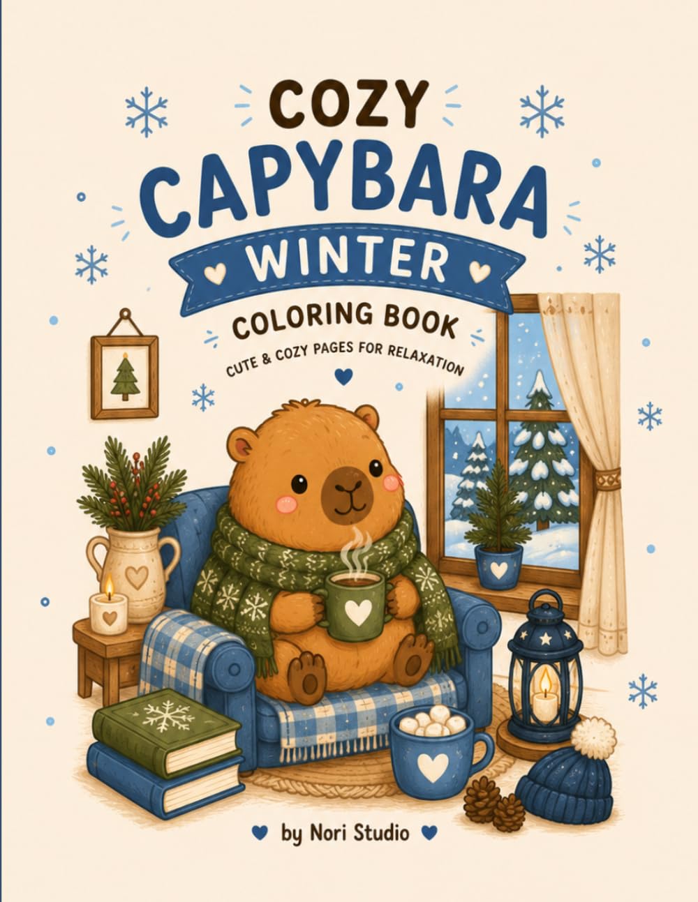 COZY CAPYBARA WINTER COLORING BOOK (COZY CAPYBARA SEASONS)