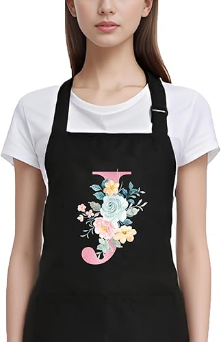 Miniatura 29 de Delantales personalizados para mujer con bolsillos para cocinar, cocina, hornear, bonitos regalos para mamá, cumpleaños, Navidad