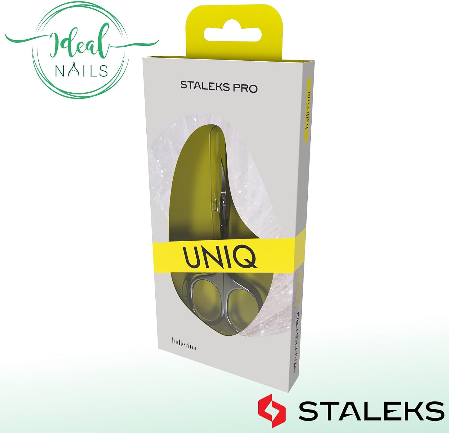 Staleks Ballerina UNIQ 10 Type 3 Cuticle Scissors – Graceful Design with Satin Finish