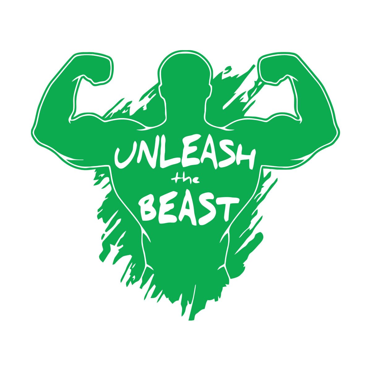 Unleash The Beast Gym Wall Decal Beast Mode Sign Motivational Quote Vinyl Wall Sticker Bodybuilding Fitness Decor Poster Extra Large - 84x96cm
