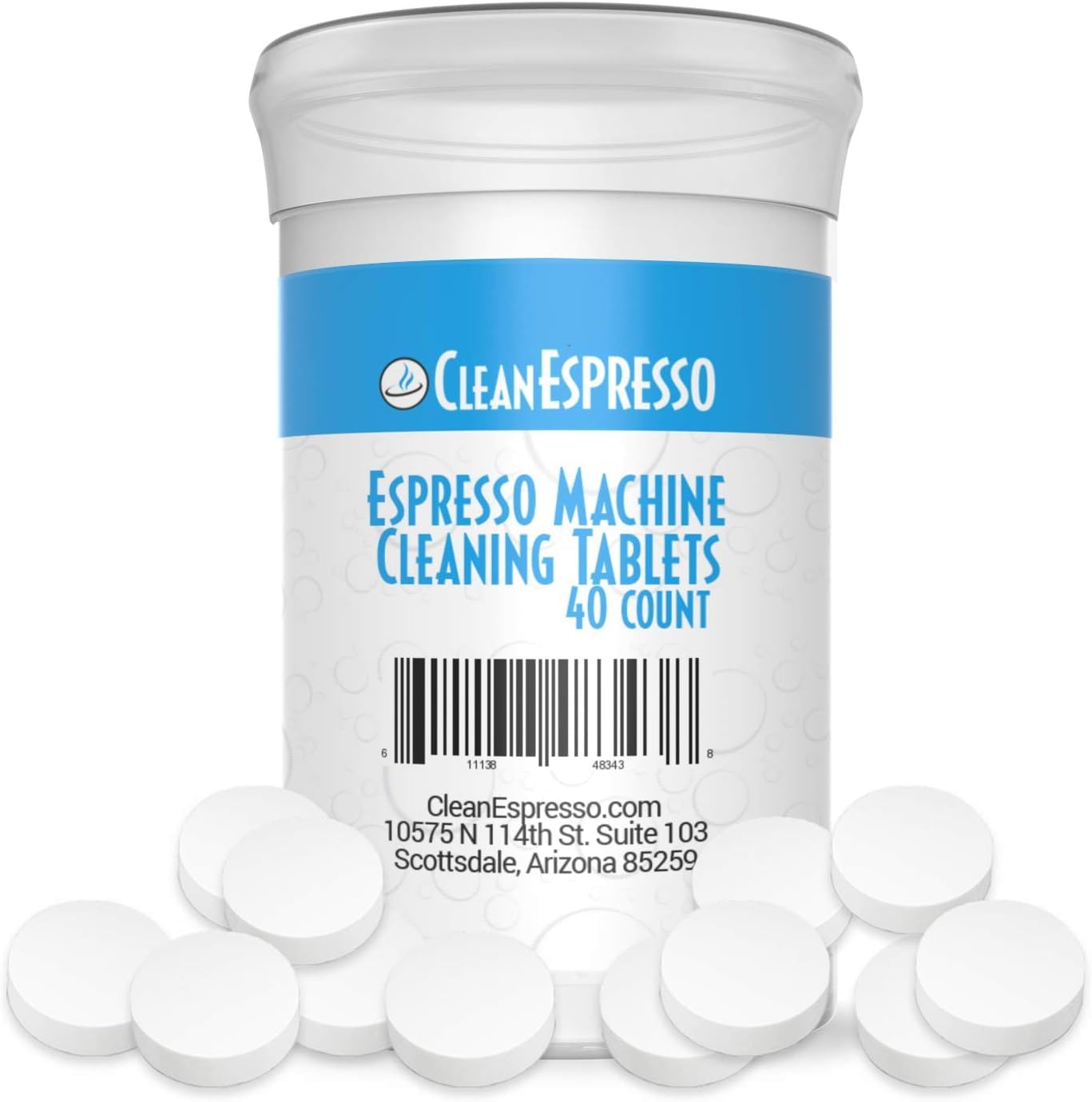 CleanEspresso - Breville Compatible 2 Gram Cleaning Tablets for Espresso Machines - 40 Cleaning Tablets for Breville Espresso