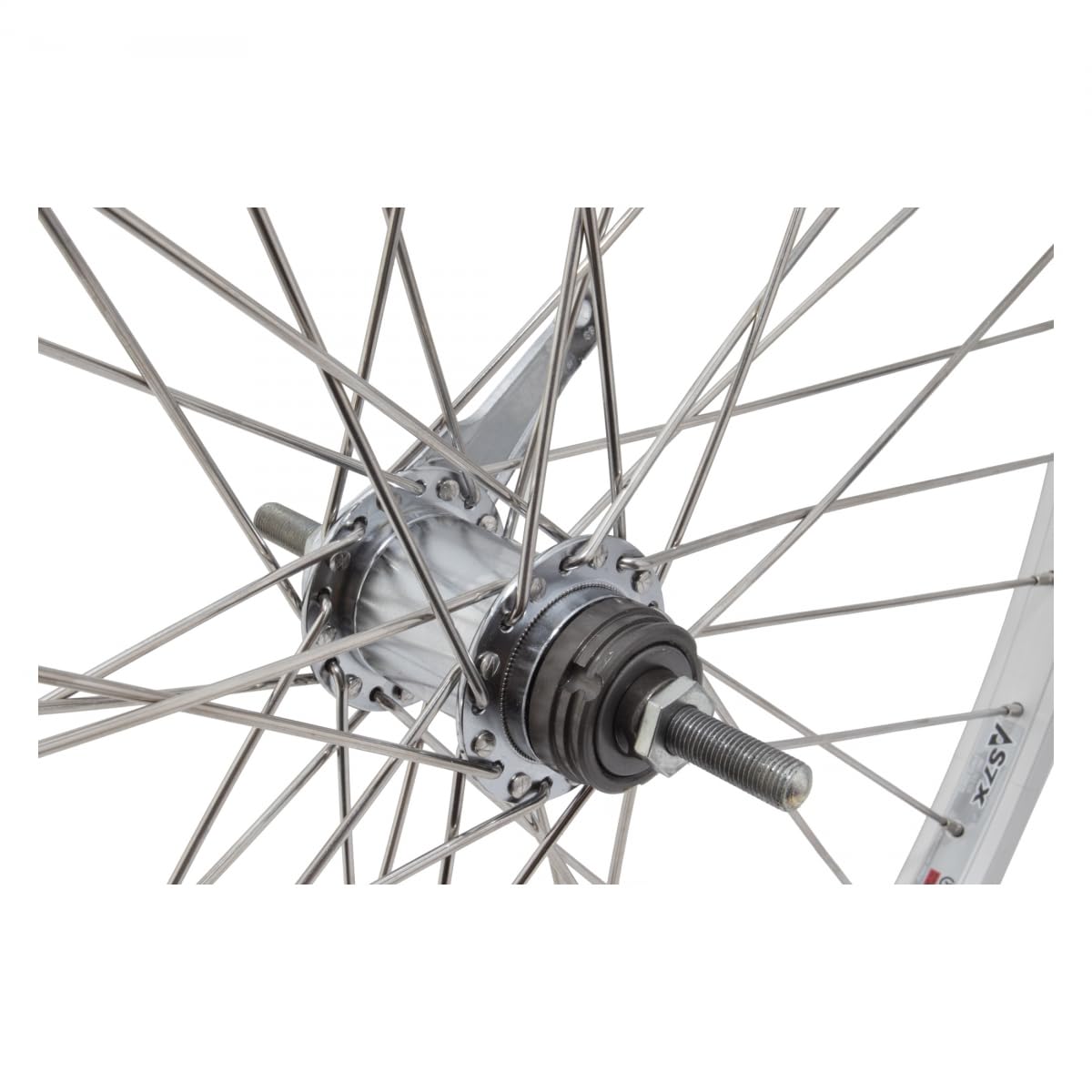 WheelMaster Rear 26 x 1.75, Alloy, Silver, Shimano E-100 CB, 12g SS Spokes, 36H