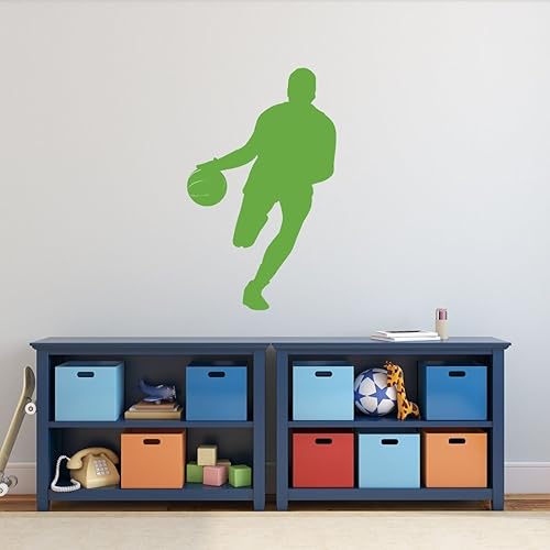 Miniatura 2 de Basketball Player Vinyl Wall Decal With Custom Personalized Name Boys Room Decoration