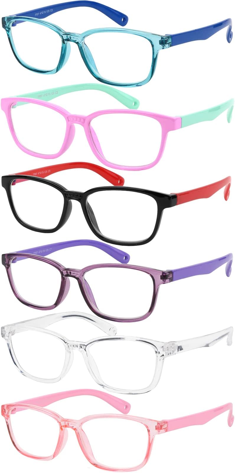 Yogo Vision Blue Light Blocking Glasses for Kids UV Protection Girls Boys Blue Light Glasses Anti Eyestrain
