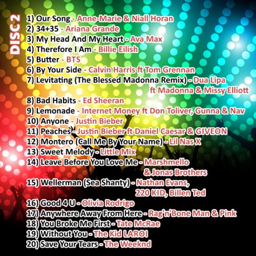 Mr. Entertainer Big Karaoke Hits Of 2021 [2CD]