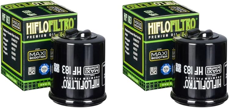 Twin Pack Oil Filters Compatible with Piaggio 250 Beverly Tourer M28801 2008 2009