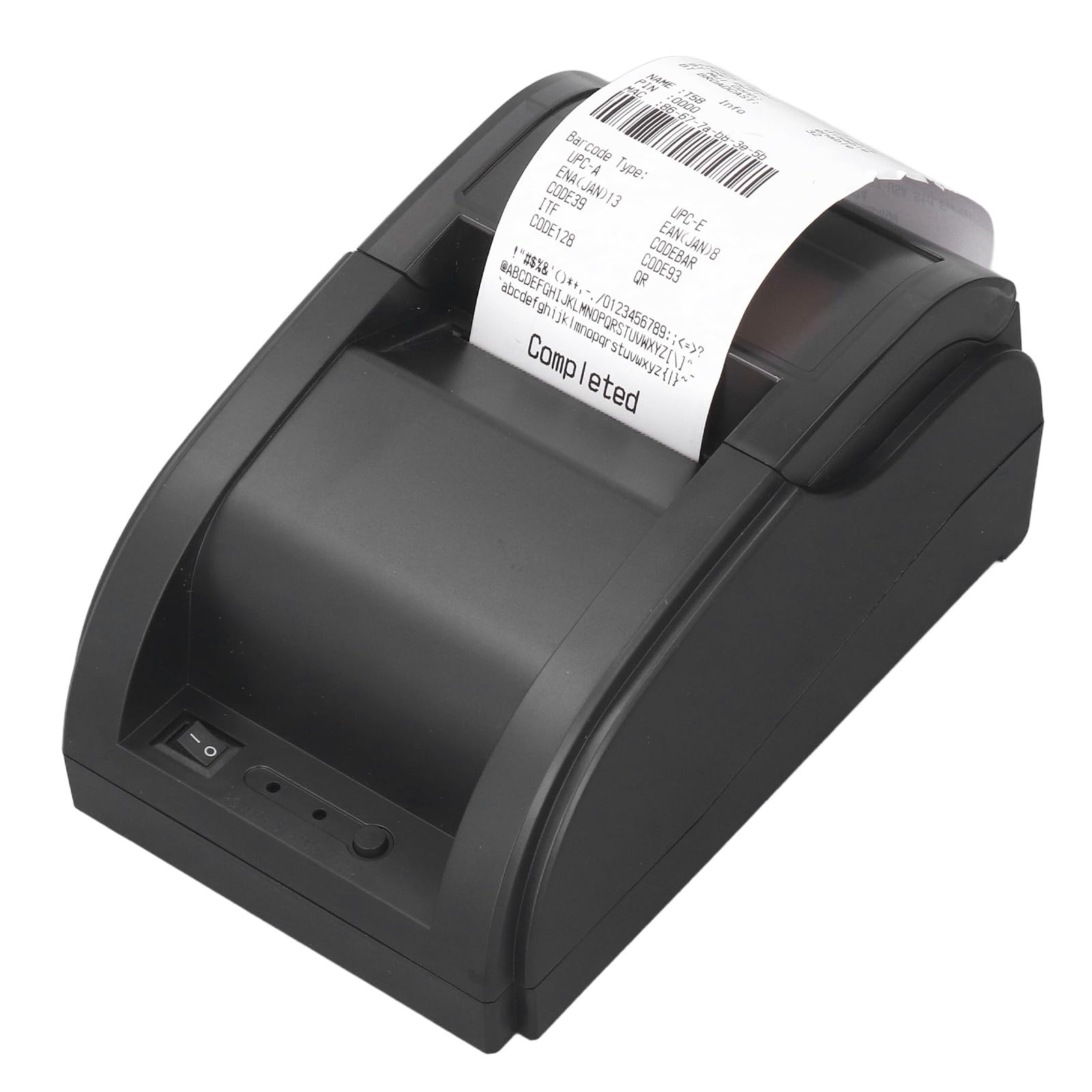 Domary Drukarka Termiczna 203 Dpi z USB do Etykiet Paragonowych na Komputer | Rozmiar Paragonu, Szybkie Drukowanie 90 Mm/s, materiał ABS, Wsporniki i kompatybilność z ESC POS