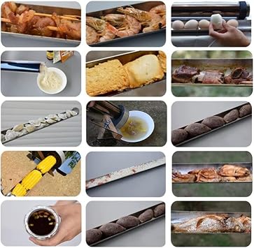 DOrorO Portable Solar Cooker, Built-in Outdoor Solar Cooker, Solar Oven, Parabolic Solar Cooker, Solar Grill Oven for Hiking Kitchen Appliances