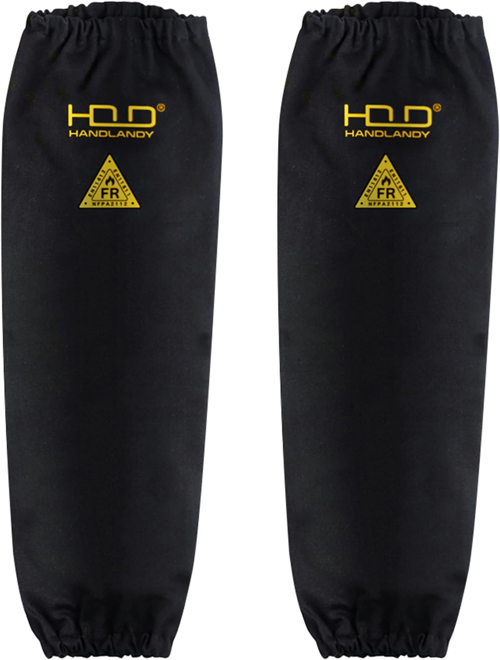HANDLANDYFlame Resistant Welding Sleeves Arm Protection for Men and Women, Black, One size