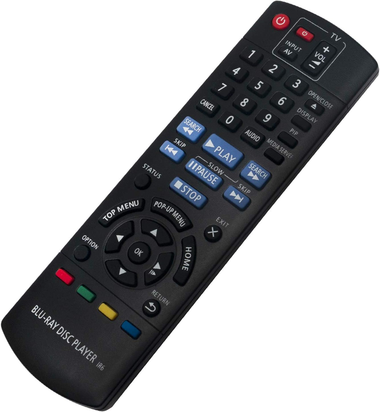 VINABTY N2QAYB000577 Replaced Remote Control fit for Panasonic blu-ray disc player N2QAYB000580 DMP-BD75EB DMP-BD75EE-K DMP-BD75 DMP-BD75EB-K DMP-BD75EF-K DMP-BD75EG-K Dmp-bd755 - Image 4