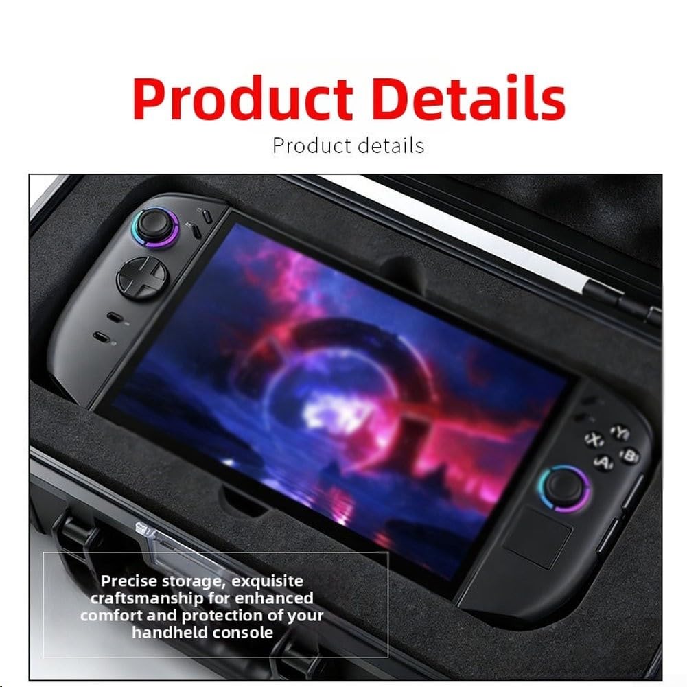 Custodia per dispositivi da gioco 2, custodia protettiva portatile con comoda maniglia per console portatile, organizer da viaggio, custodia rigida