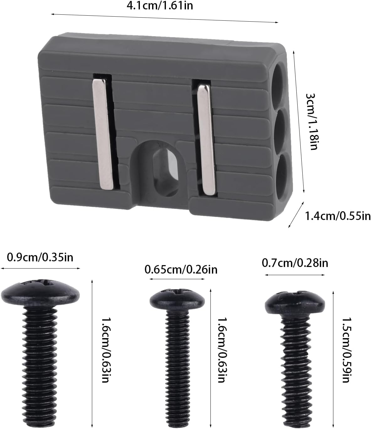 Universal Fit Magnetic Bit Holder, Tool Holder for Impact Drivers and Drills Fits Both Left and Right Side for DeWei
