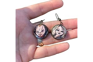 Chucky Bride of Chucky Movie Halloween Character Dangle Earrings Novelty Gift