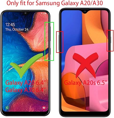 Miniatura 2 de Funda para Samsung Galaxy A20, Galaxy A30, funda suave y delgada de TPU antihuellas, Carcasa de TPU para Samsung Galaxy A20, color negro cepillado