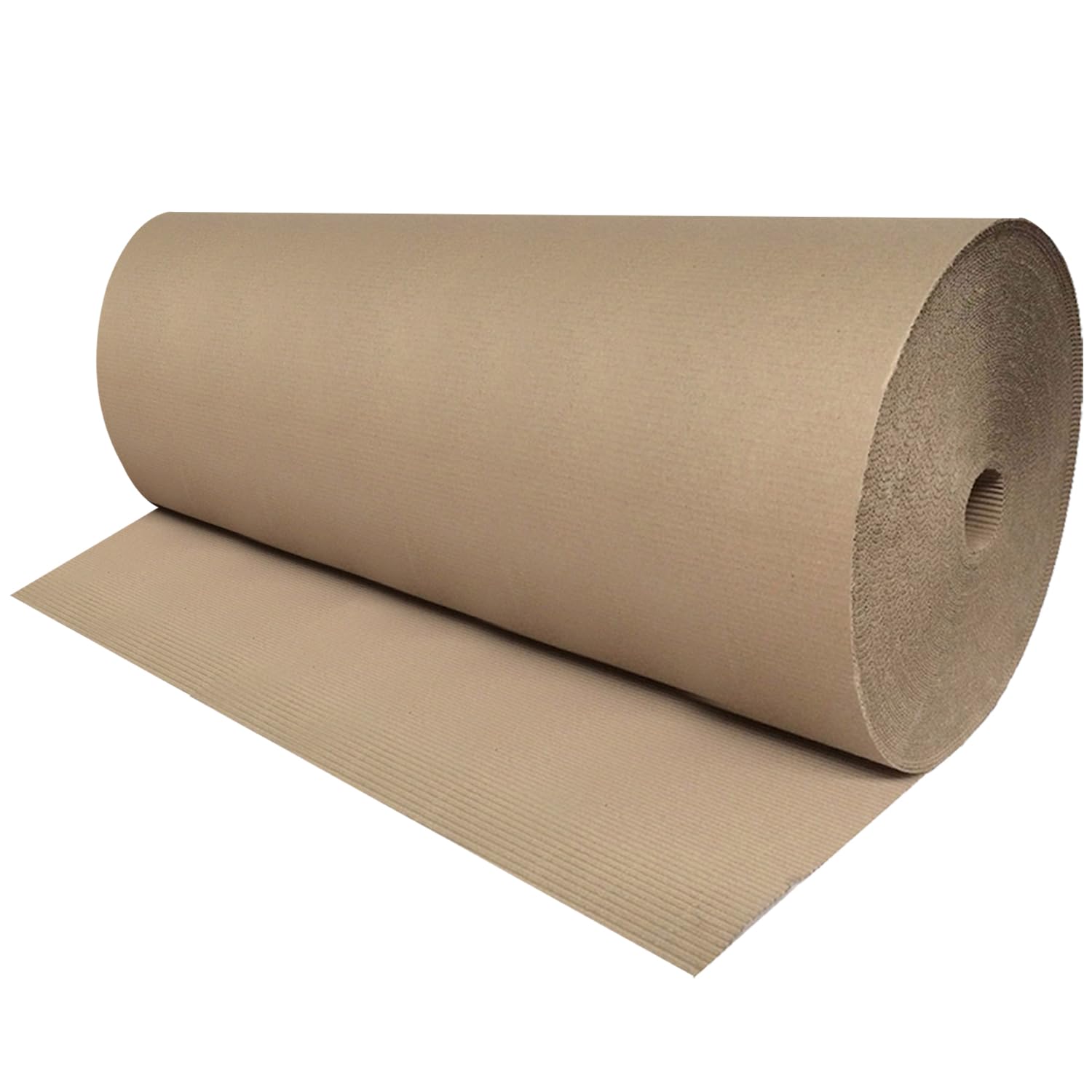 Schott Packaging Brown 1200Mm X 75M Corrugated Cardboard Paper Roll 75 Metres
