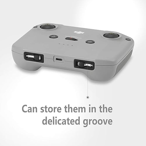 Miniatura 5 de Hanatora RC-N3N1N2N1C Palillos de control remoto para DJI Neo, Mavic 3, Mini 4K2 SE, Mini 43 Pro, Air 3S32S, Air 2, joysticks de control de aluminio