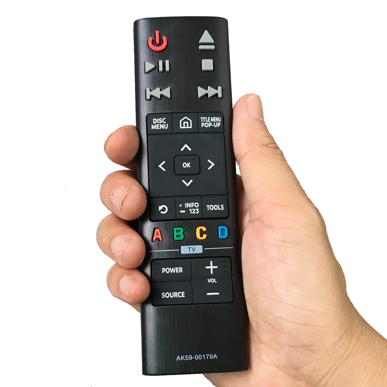 Kassionel AK59-00179A Replacement Remote Control Compatible for Samsung Blu-Ray DVD Player UBD-KM85C UBDKM85C AK5900179A