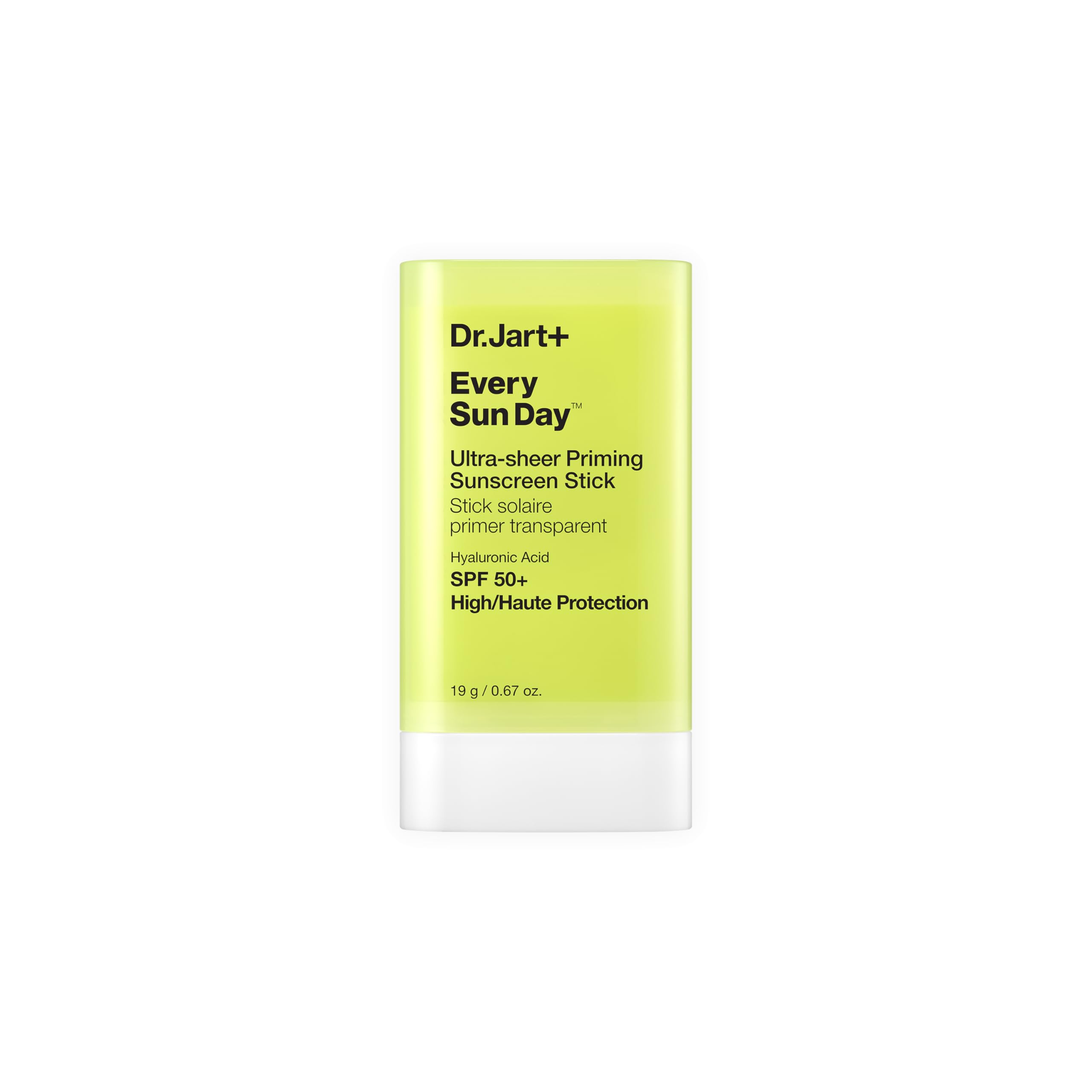Dr.Jart+ Every Sun Day Priming Stick | Protezione Solare SPF 50 Ultra Trasparente | Stick Solare | Skincare Coreana, 19g