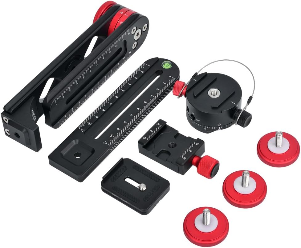 Andoer PH-720B Panoramic Gimbal Head components