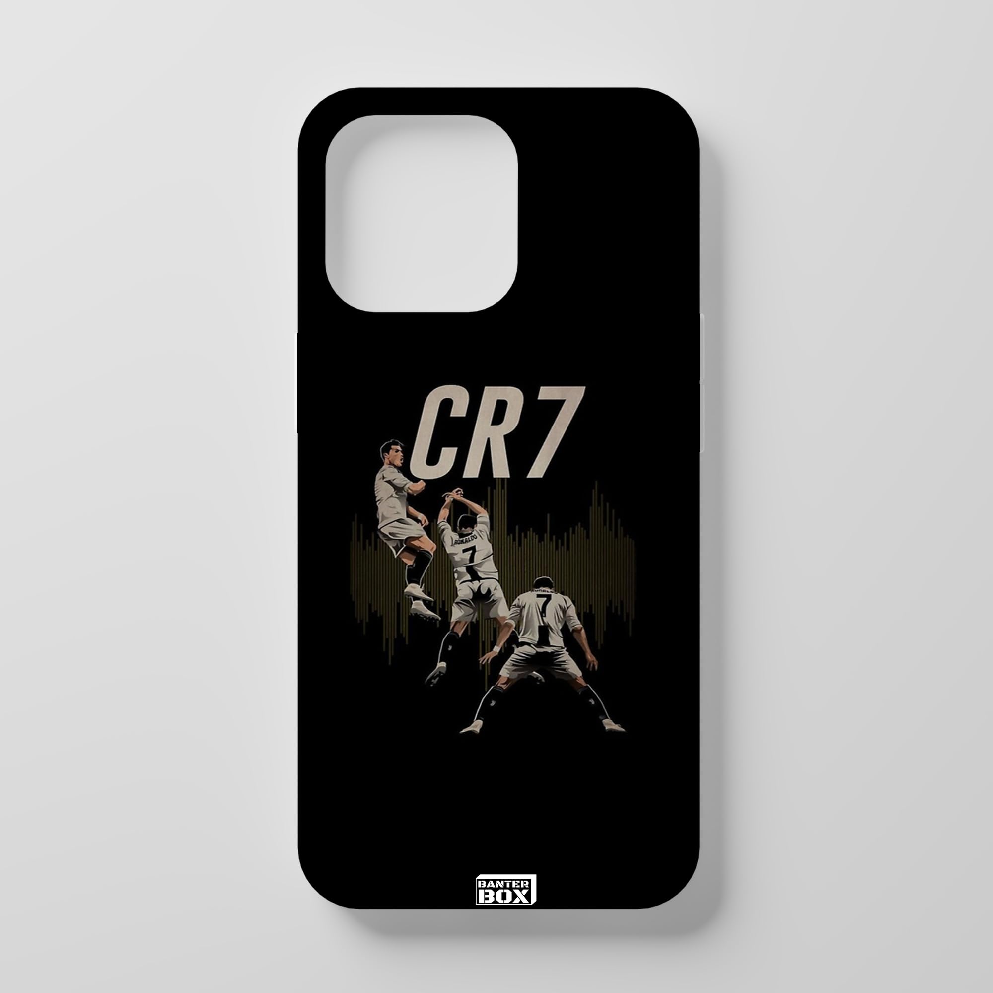 Banterbox Cr7 Siuuu Celebration Case Glossy Tempered Glass Sleek