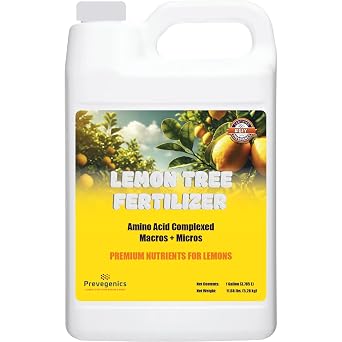 Lemon Tree Fertilizer | 1 Gallon | Easy to Use Liquid Fertilizer for Lemons and Citrus Trees | Liquid Plant Food | Contains Amino Acid Complexed Macronutrients & Micronutrients