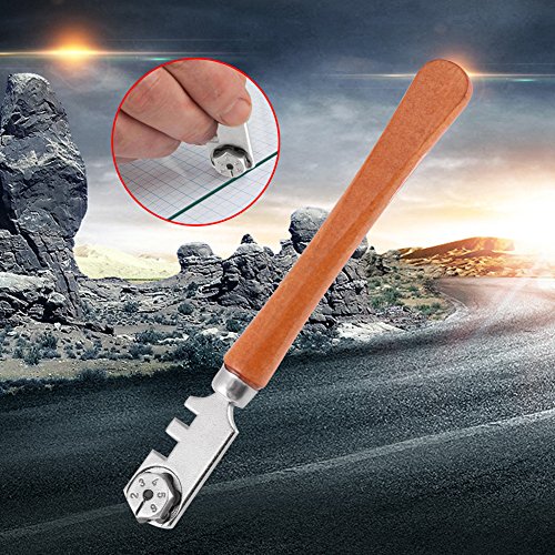 Ferramenta de cortador de vidro, Ferramenta profissional de kit de corte artesanal de cortador de vi