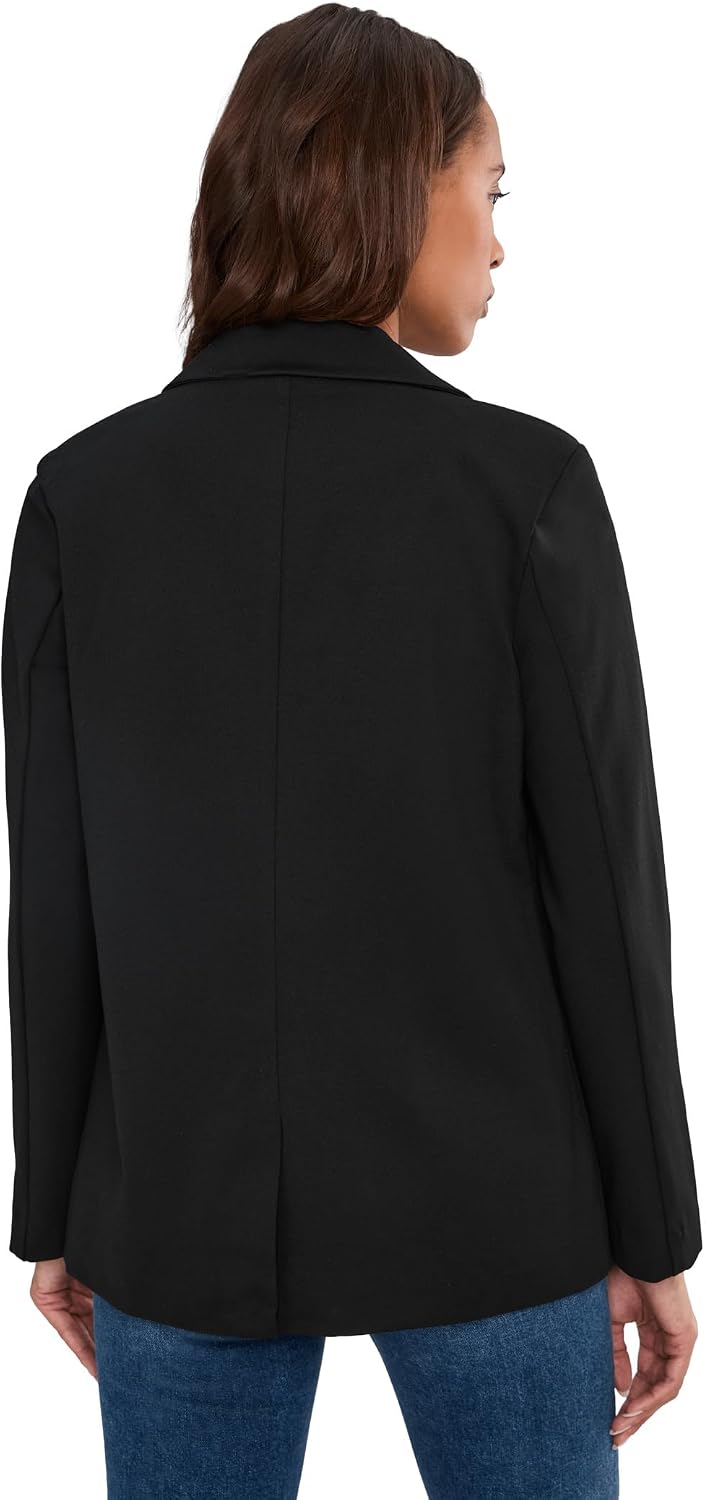 Liverpool Los Angeles Women's Super Stretch Ponte Blazer with Button Sleeve