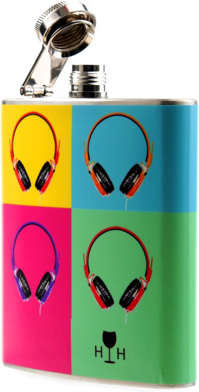 Happy Hours® Stainless Steel Hip Flask