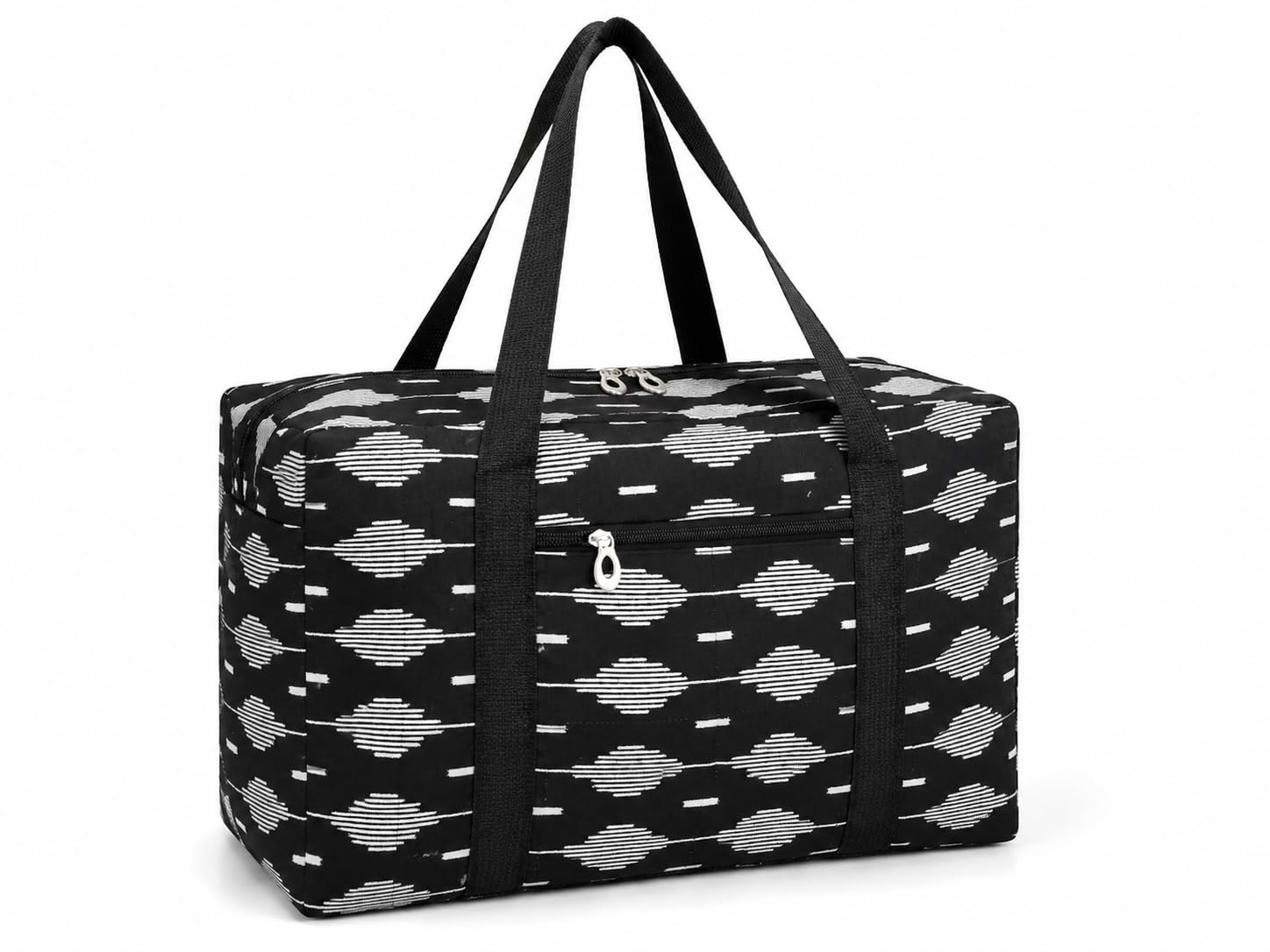 Kanika Creations Cloth Travel Duffel Bag 27L | Lightweight Multipurpose Weekend, Gym & Overnight Travel Bag | Stylish Blue Floral Print-image-8