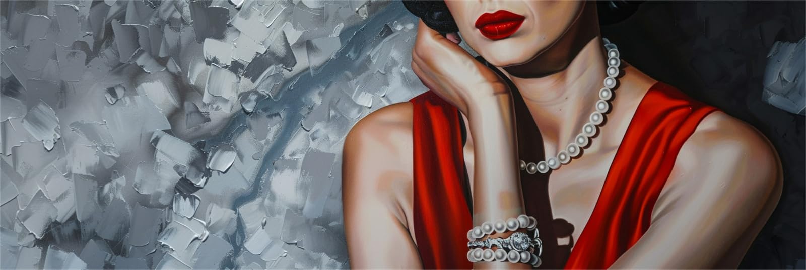 Malen Nach Zahlen Schmuck, Frau Malen Nach Zahlen Erwachsene DIY Paint by Numbers Anfänger Kinder Gemälde inklusive Pinsel und Acrylfarben Ölgemälde Leinwand Bastelset für Frau Geschenke,80x240cm -732
