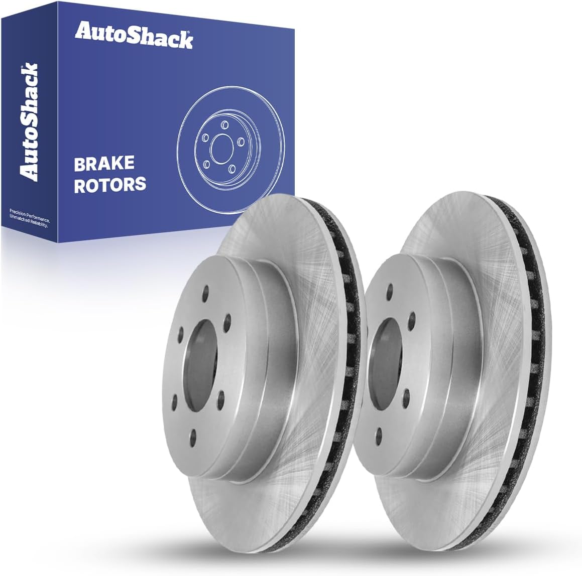 AutoShack Front Vented Brake Rotors 2-PC Set Replacement for 1997-2002 Dodge Dakota 1998-2002 Dodge Durango 11.3" (287 mm)