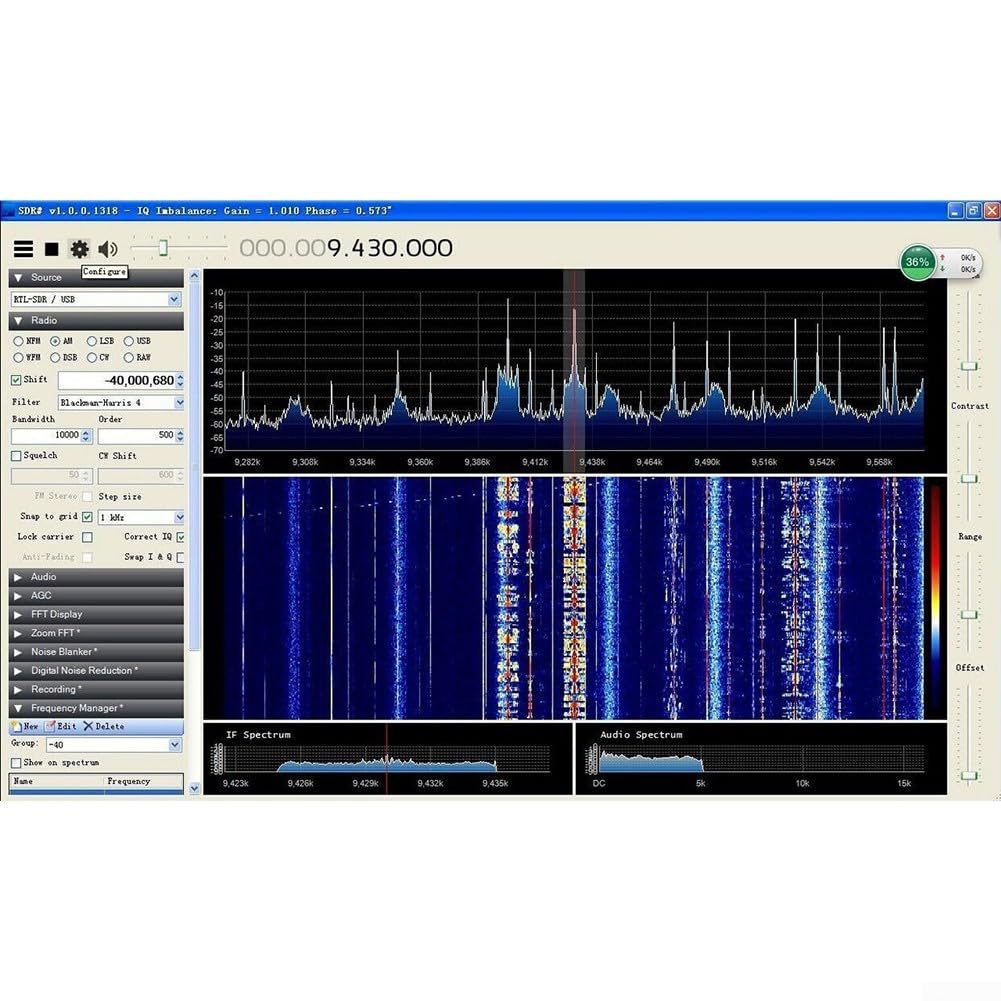100 kHz - 1,7 GHz VHF/UHF RTLSDR+UpConverter SDR-Récepteur NFM/FM/DSB/USB/LSB/CW pleine bande RTL. SDRUpconverter SDRUSB Tuner Récepteur Lecteur Radio NFM DSB LSB CW