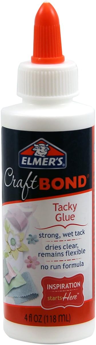 ELMER'SCraft Bond Tacky Glue, 4 Oz, Clear