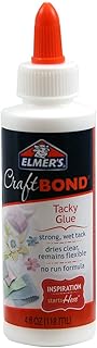 Elmer's Craft Bond Tacky Glue, 4 oz, Clear