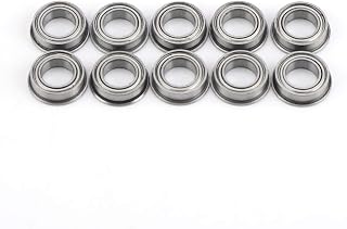 LANTRO JS 10pcs MF106ZZ Flanged Ball Bearings 6x10x3mm Double Shield Seals Stainless Steel Deep Groove Ball Bearings Pulley