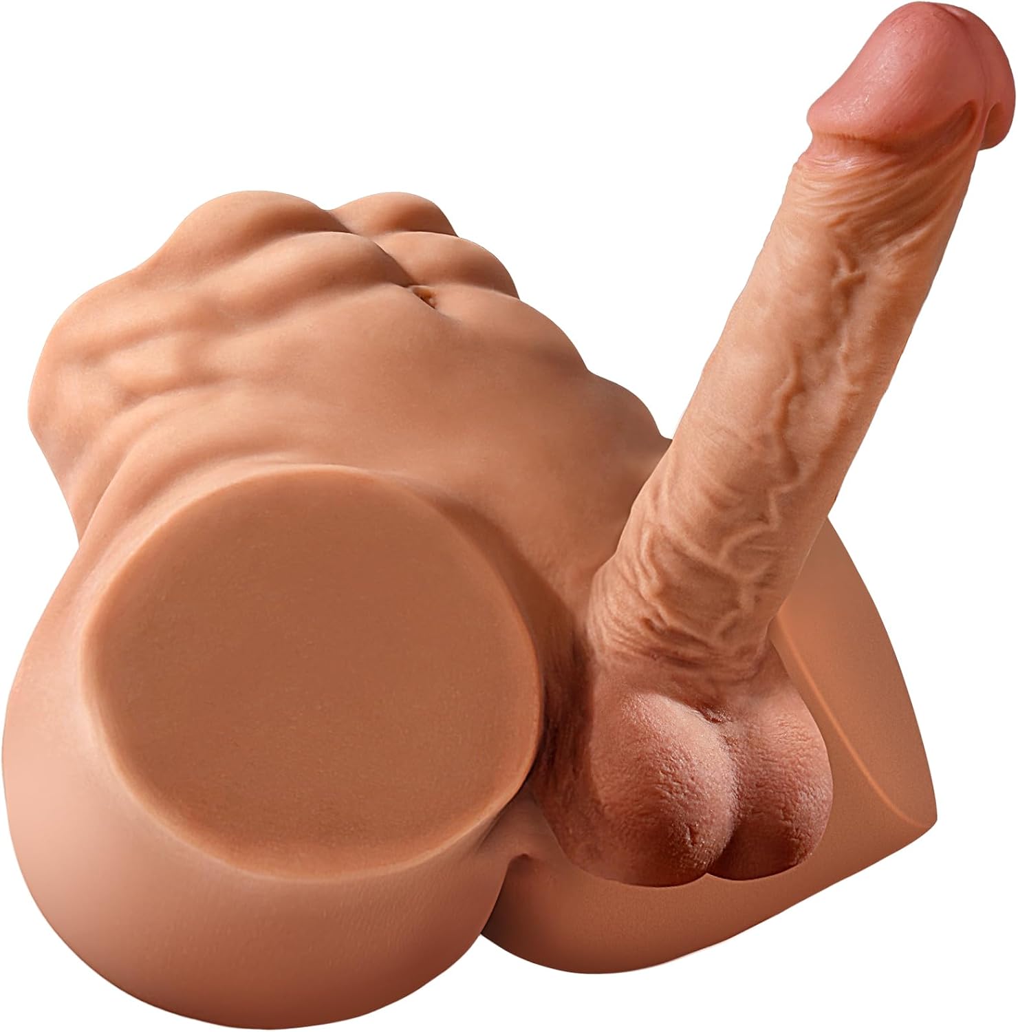 6.8LB Male Sex Doll with Dildo, Adult Torso Sex Doll Toys with 7.08in Huge Dildos for Women Masturbation, Unisex Masturbator Sex Toy with Penis Tight Anal for Gay Les Men Couple