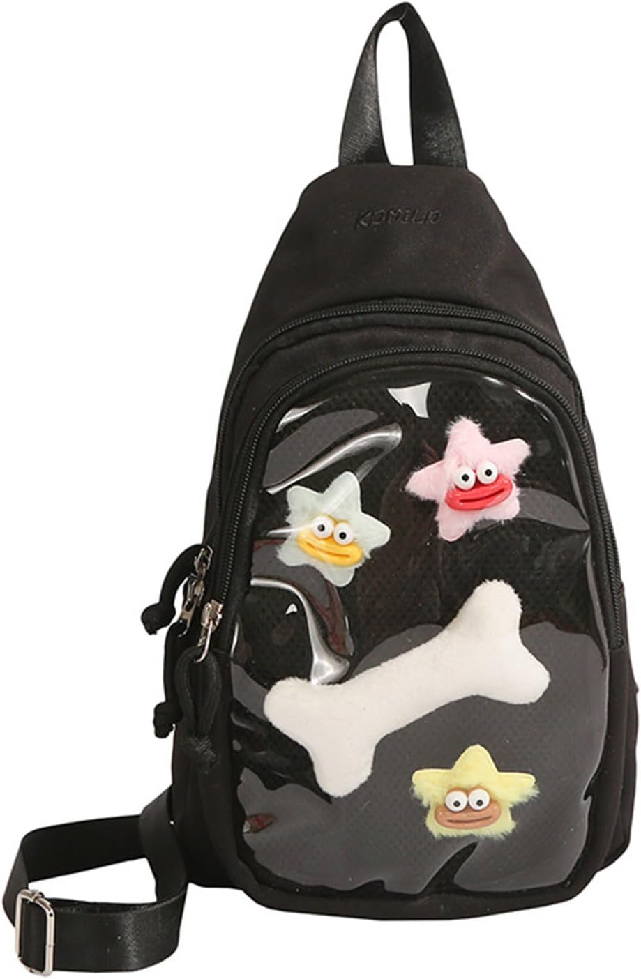 Itabag Slings Backpack Shoulder Bag Travel Hiking Chest Daypack Anime Display Slings for Party Shopping Convertible Crossbody Backpack Shoulder