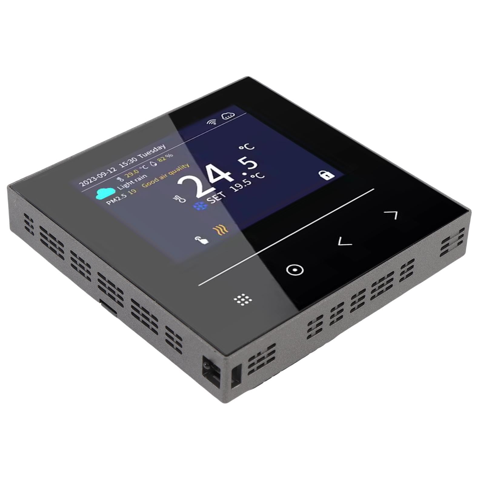 Termostati WiFi, Schermo LCD a Colori Nessun Cavo C Richiesto Controllo Vocale Termostati Intelligenti per la Casa, Termostato Digitale con Controllo APP Mobile per Home Office Hotel
