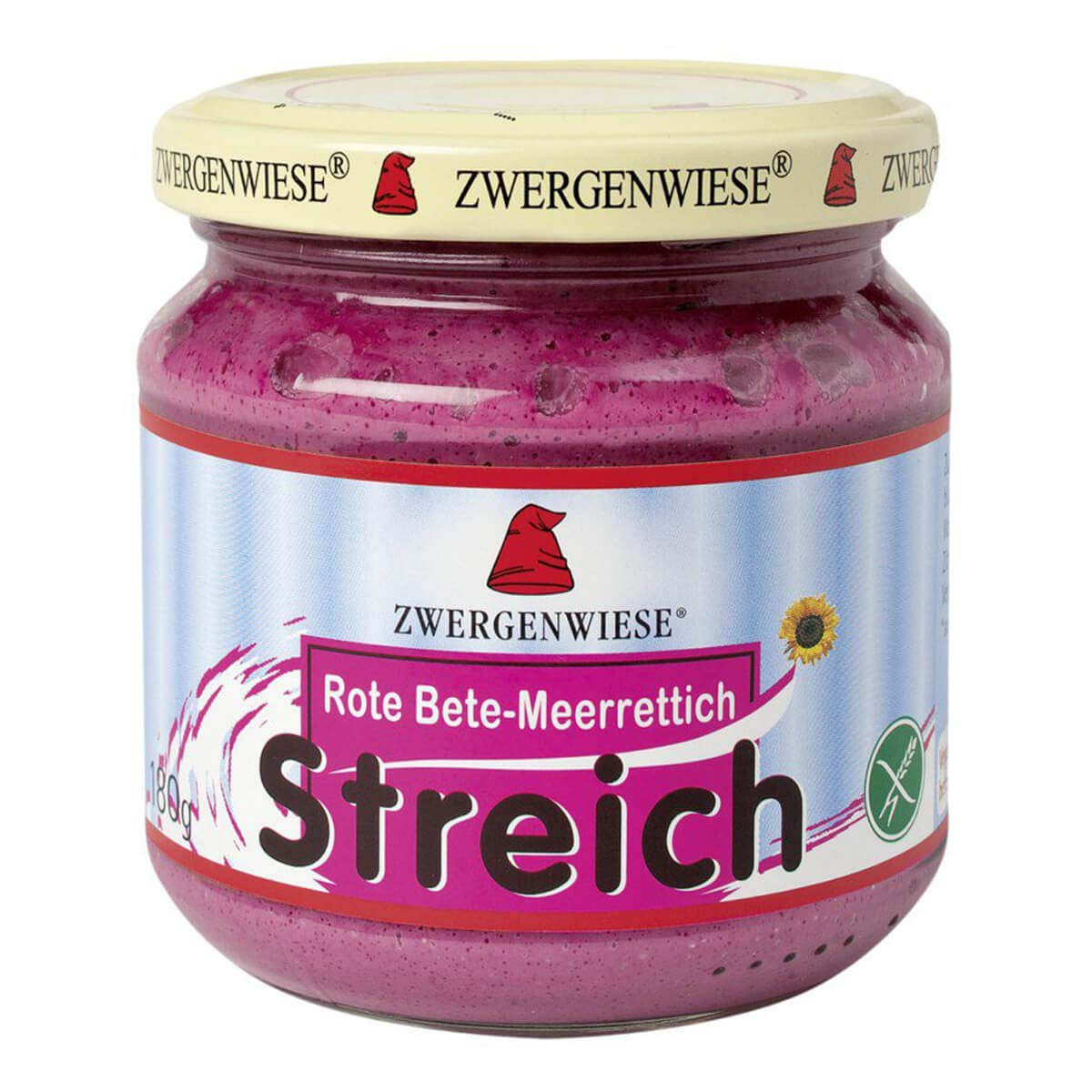 Zwergenwiese Bio Rote-Bete-Meerrettich Streich (2 x 180 gr) : Amazon.de ...
