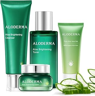 Aloderma Essential Aloe Brightening Skin Care...