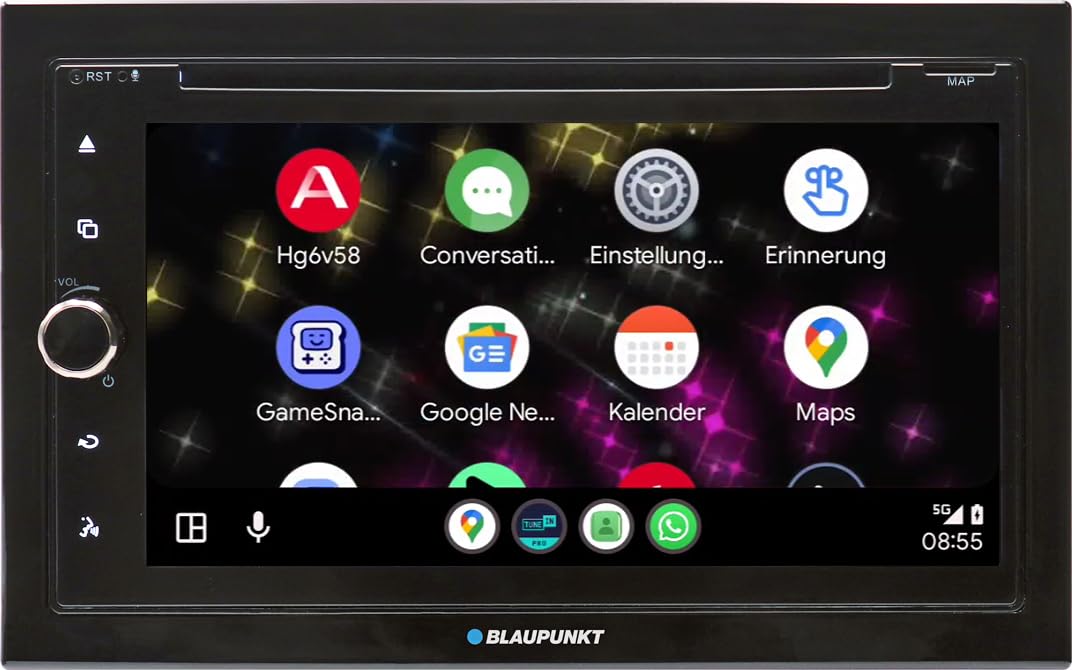 Blaupunkt Vienna 700 DAB, 2-DIN Car-Multimedia, 6,75 Zoll Touchscreen, Wireless CarPlay & Android Auto, DAB+, Navigation vorbereitet (Software separat), Bluetooth, CD/DVD, 2xUSB, Rückfahrkamera, 180W