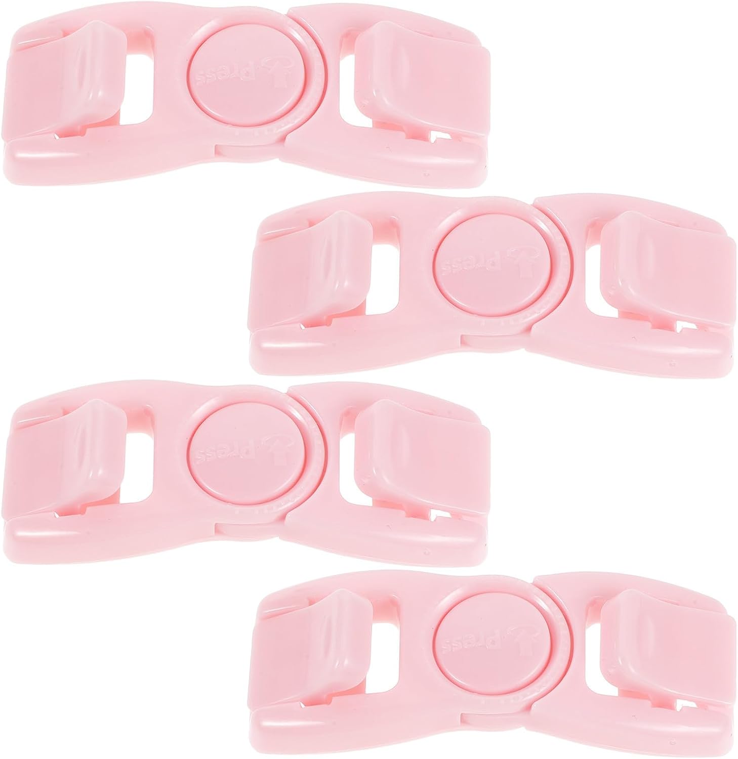 NUOBESTY Swim Goggle Strap Replacement Clip and 4pcs with Firm Interlocking Design Tool-free Installation, Sturdy Plastic Snap Buckle for Swim Goggles, for Open Water Training and Pool