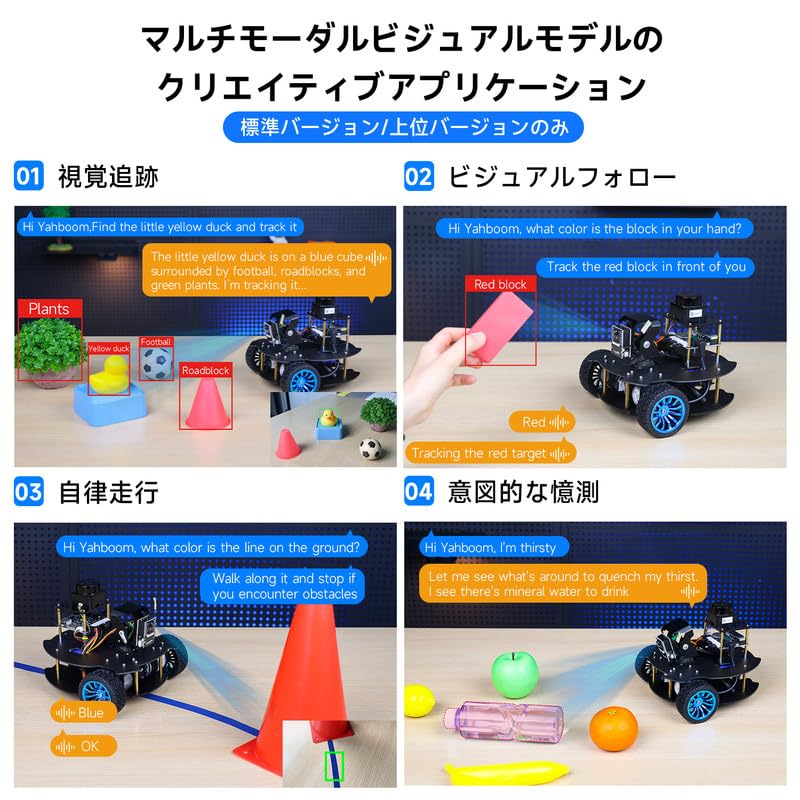 Amazon | Yahboom MicroROS ロボットカーキット ROS2 SLAM マッピング