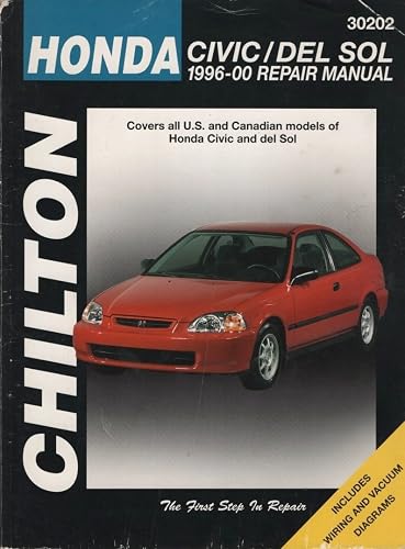 Honda Civic/del Sol, 1996-2000 (Chilton Total Car Care Series Manuals)