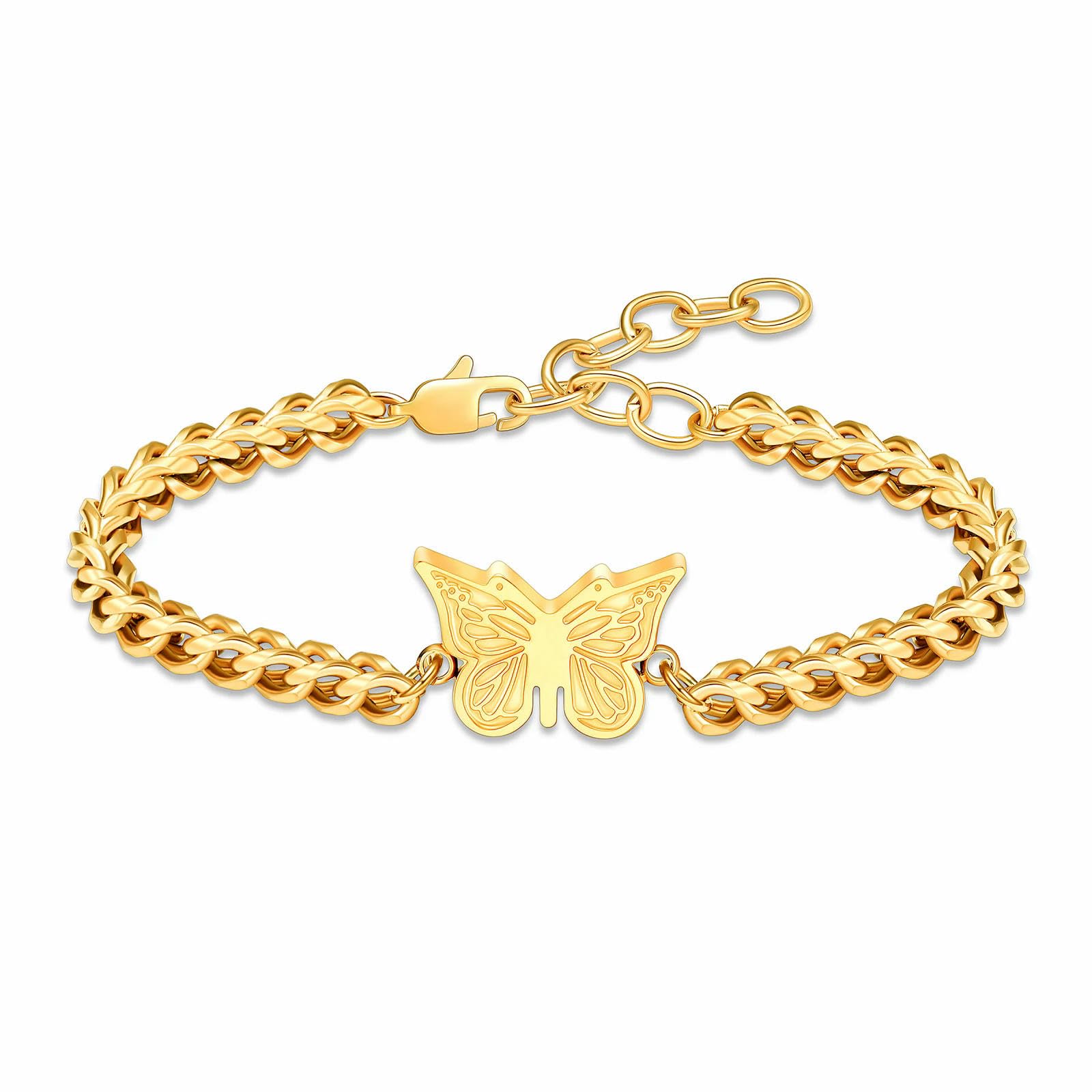 Bracelet de crémation pour cendres et bijoux de crémation papillon pour femmes