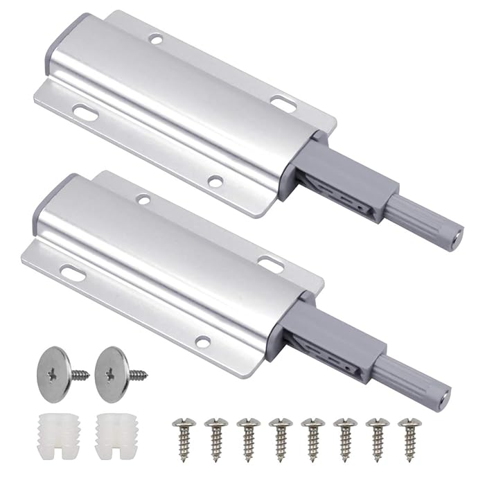 Buy HQdeal 2 Pack Push to Open System Damper Buffer, Push to Open Door Catch Door Latch