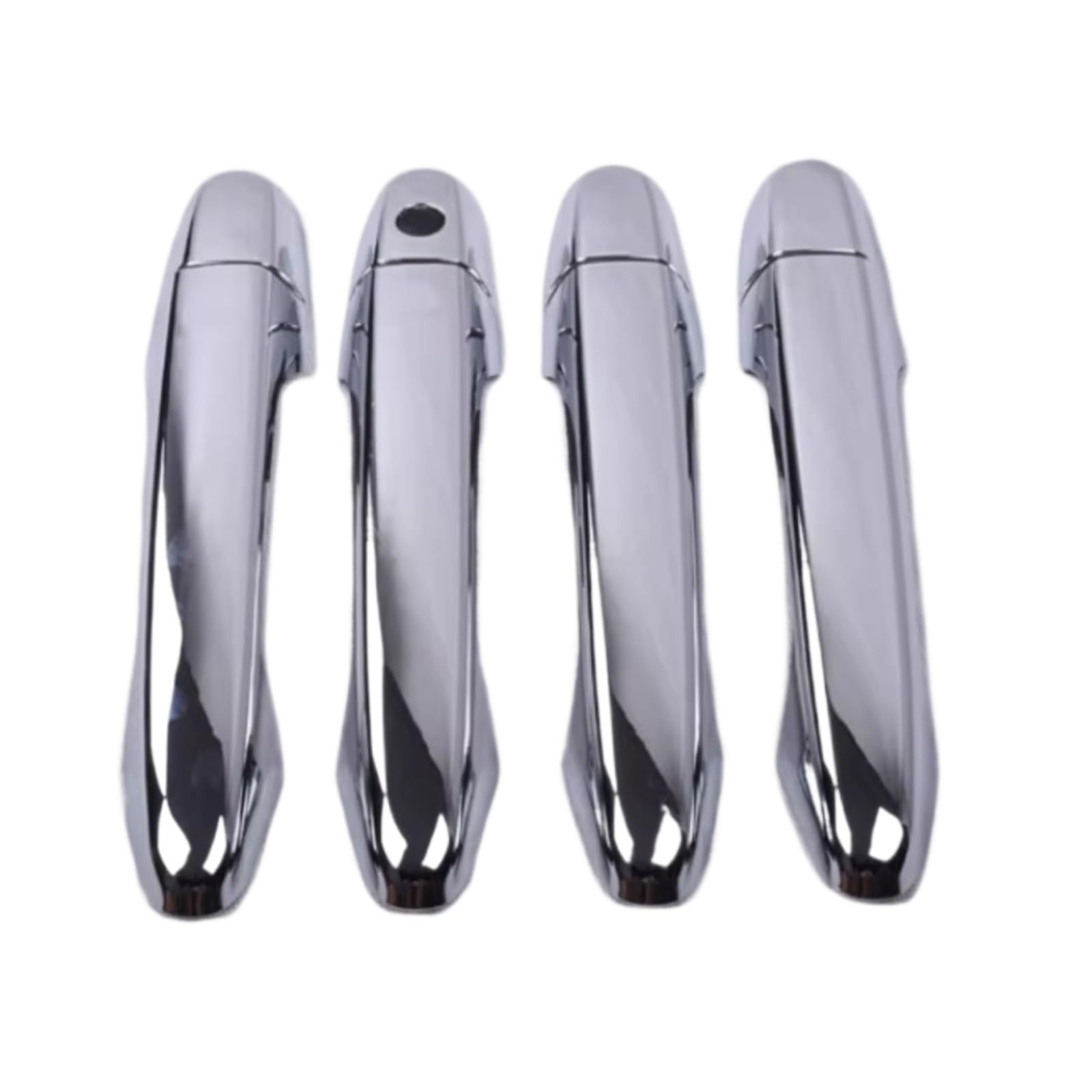 JJRFVBGT Door Handle Trim Compatible with Civic Sedan Coupe 2012 2013 2014 2015 2016 ABS Silver Carbon Fiber Accessories Exterior Door Handle Cover(Silver)