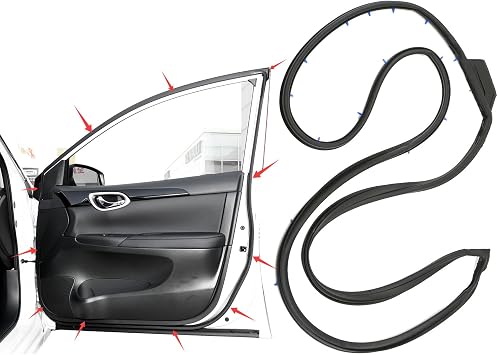 Door Rubber Seal Weatherstrip Replacement Compatible with 2013-2019 Nissan Sentra 80830-3SG0A 808303SG0A 80830-3RA0A-A11 808303RA0AA11 Front Right Side
