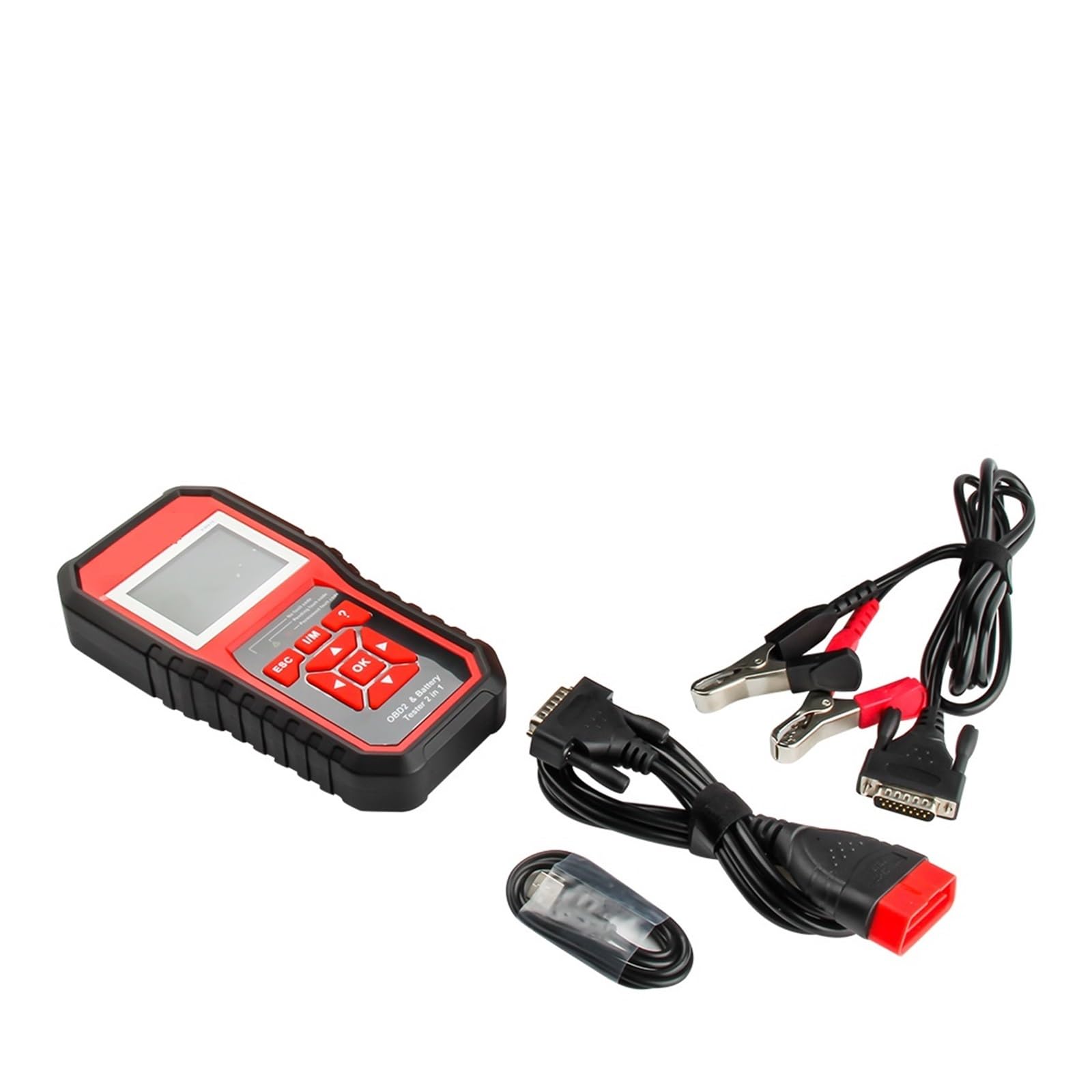 Probador De Batería Motocicleta Y Coche 6V 12V, Herramienta Diagnóstico, Escáner, Función 2 En 1, Herramientas Prueba Carga Arranque Detección Rápida Precisa