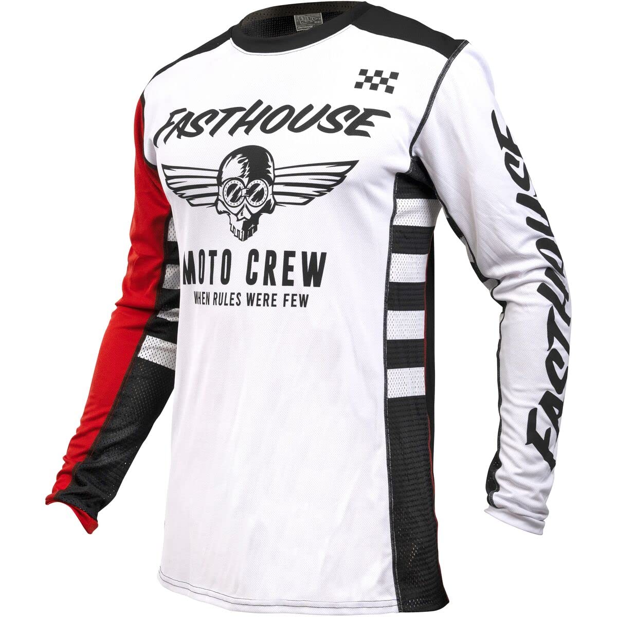 Fasthouse 2022 USA Grindhouse Jersey - Factor (MEDIUM) (WHITE/BLACK)